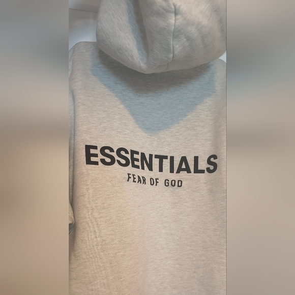 Essentials Fear Of God Gray Men's Sweater Hoodie